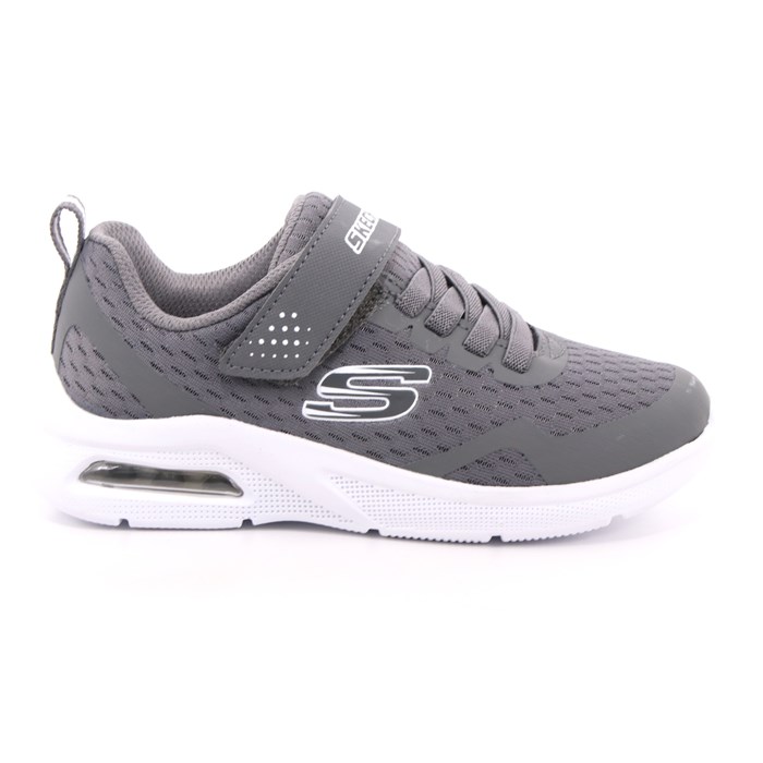 Scarpa Strappi + Elastico Skechers Bambino Grigio Scarpa Strappi + Elastico Skechers Bambino Grigio Scarpe 145 - 403775L