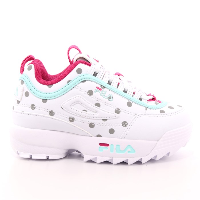 Scarpa Allacciata Fila Bambina Bianco Scarpa Allacciata Fila Bambina Bianco Scarpe 68 - 1011077