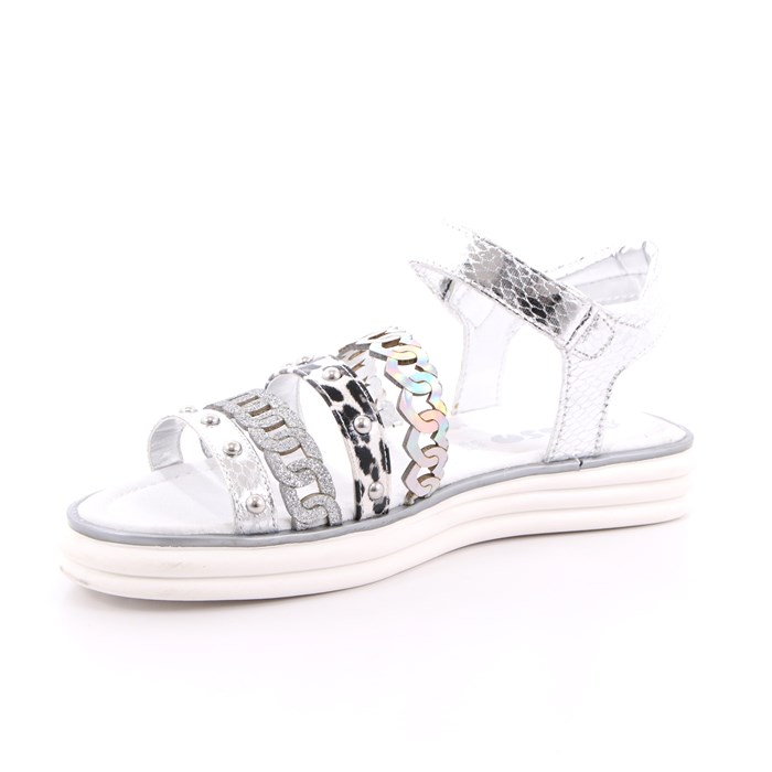 Sandalo Asso Bambina Argento  Scarpe 407 - AG10901B