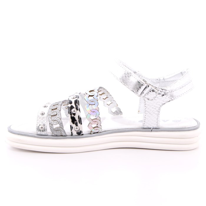 Sandalo Asso Bambina Argento  Scarpe 407 - AG10901B
