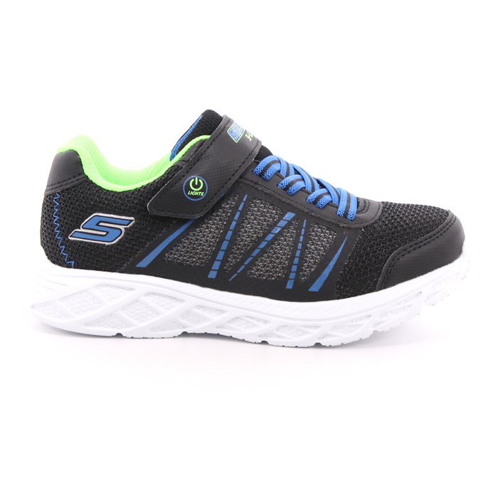 Scarpa Strappi + Elastico Skechers Bambino Nero Scarpa Strappi + Elastico Skechers Bambino Nero Scarpe 147 - 401530L