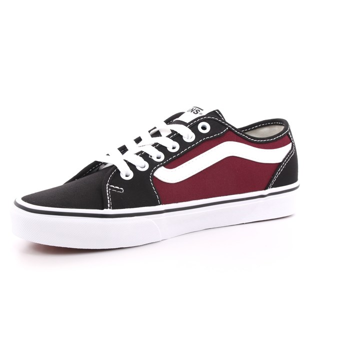 Scarpa Allacciata Vans Uomo Nero/bordeaux  Scarpe 35 - VNA0A3WKZW7Q1