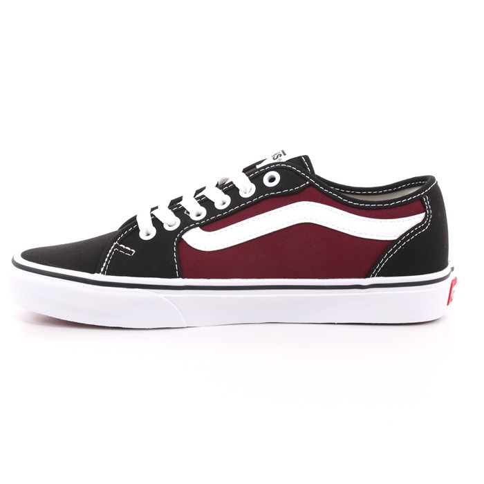 Scarpa Allacciata Vans Uomo Nero/bordeaux  Scarpe 35 - VNA0A3WKZW7Q1