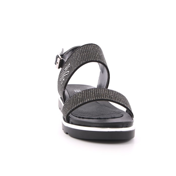 Sandalo Keys Donna Nero  Scarpe 43 - K-4971A