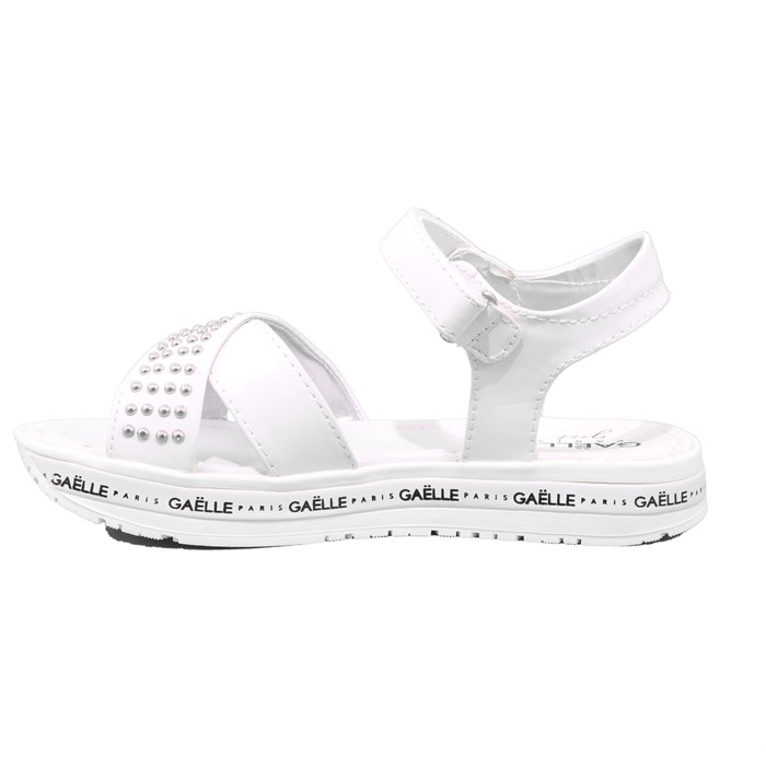 Sandalo Gaelle Bambina Bianco  Scarpe 10 - G-824A
