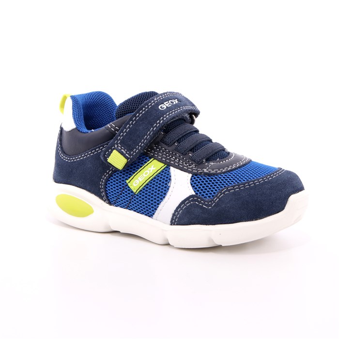 Scarpa Allacciata Geox Bambino Blu  Scarpe 379 - B154EA