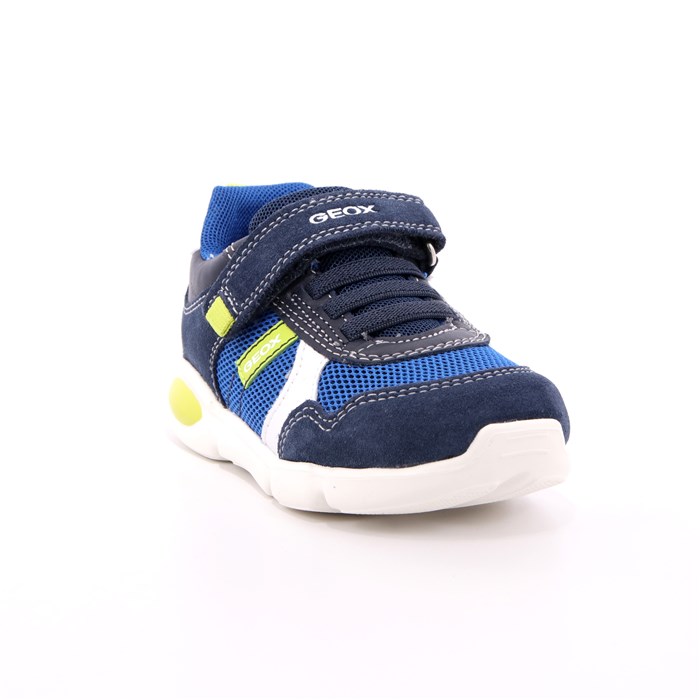 Scarpa Allacciata Geox Bambino Blu  Scarpe 379 - B154EA