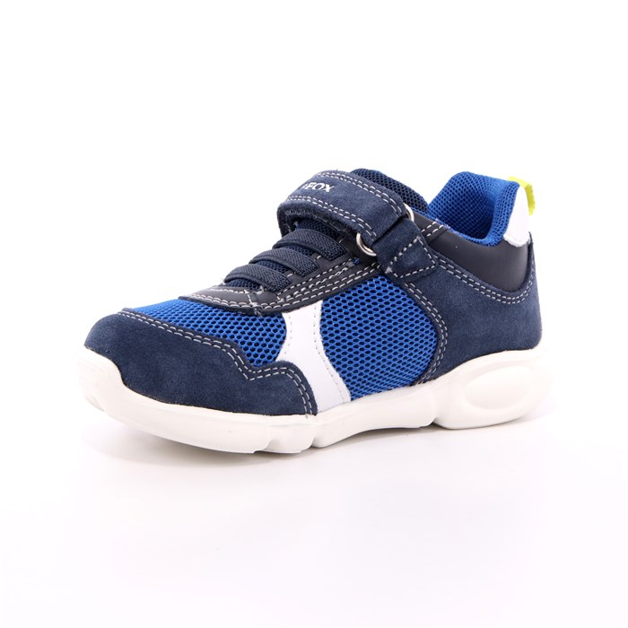 Scarpa Allacciata Geox Bambino Blu  Scarpe 379 - B154EA