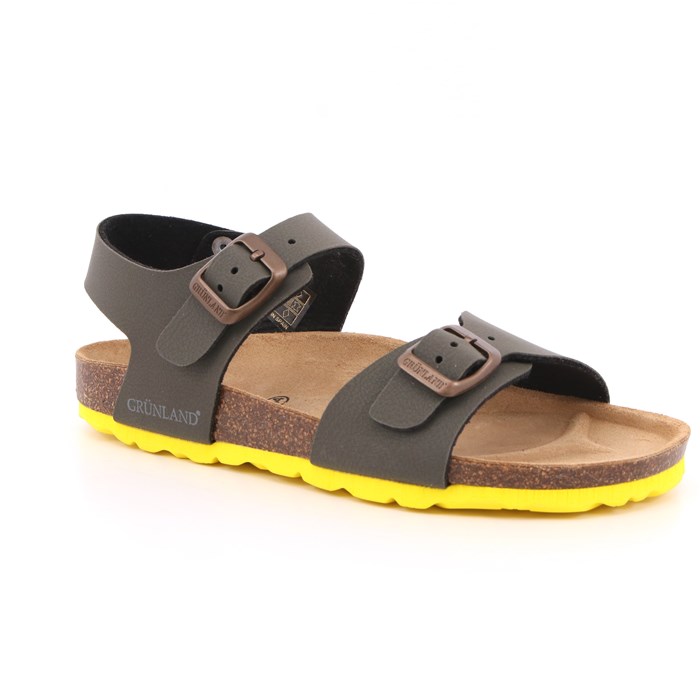 Sandalo Grunland Bambino Verde  Scarpe 488 - SB0901