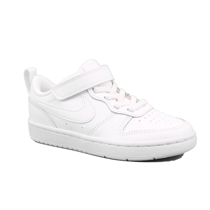 Scarpa Strappi + Elastico Nike Bambino Bianco  Scarpe 665 - BQ5451 100