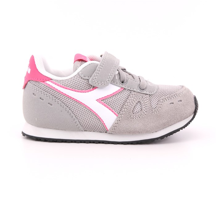 Scarpa Strappi + Elastico Diadora Bambino Grigio Scarpa Strappi + Elastico Diadora Bambino Grigio Scarpe 287 - 101.177901