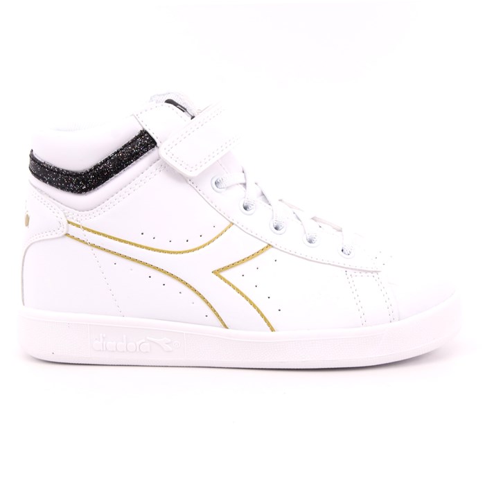 Scarpa Strappi + Elastico Diadora Bambina Bianco Scarpa Strappi + Elastico Diadora Bambina Bianco Scarpe 289 - 101.176726