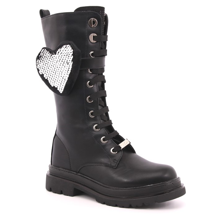 Anfibio Asso Bambina Nero  Scarpe 422 - AG12666A