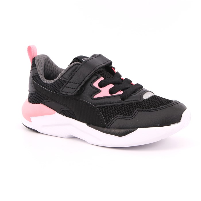 Scarpa Strappi + Elastico Puma Bambina Nero  Scarpe 749 - 37439517