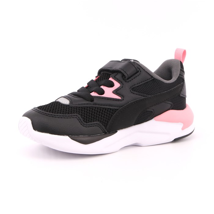 Scarpa Strappi + Elastico Puma Bambina Nero  Scarpe 749 - 37439517