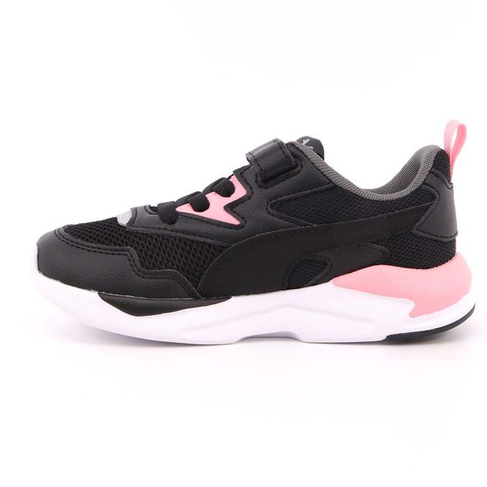 Scarpa Strappi + Elastico Puma Bambina Nero  Scarpe 749 - 37439517