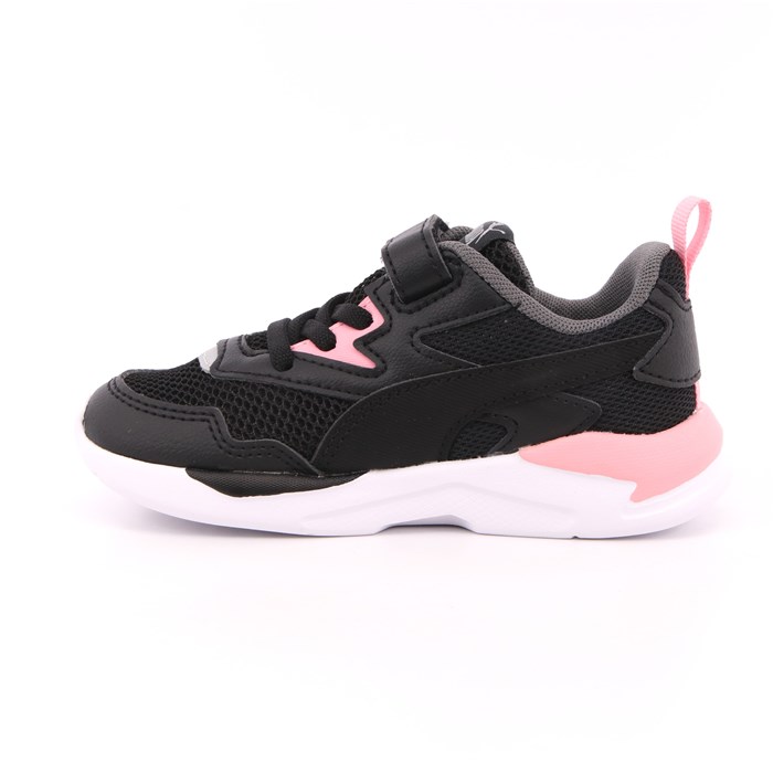 Scarpa Strappi + Elastico Puma Bambina Nero  Scarpe 751 - 37439817