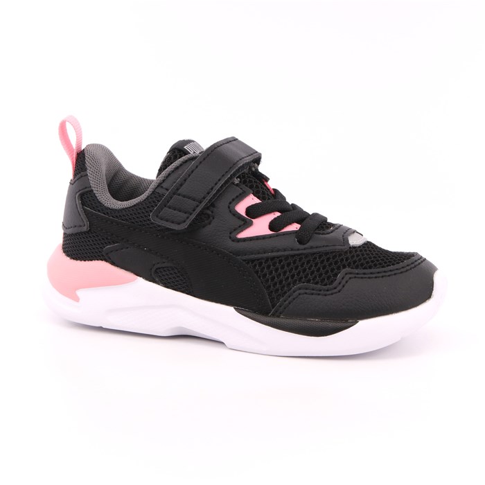 Scarpa Strappi + Elastico Puma Bambina Nero  Scarpe 751 - 37439817