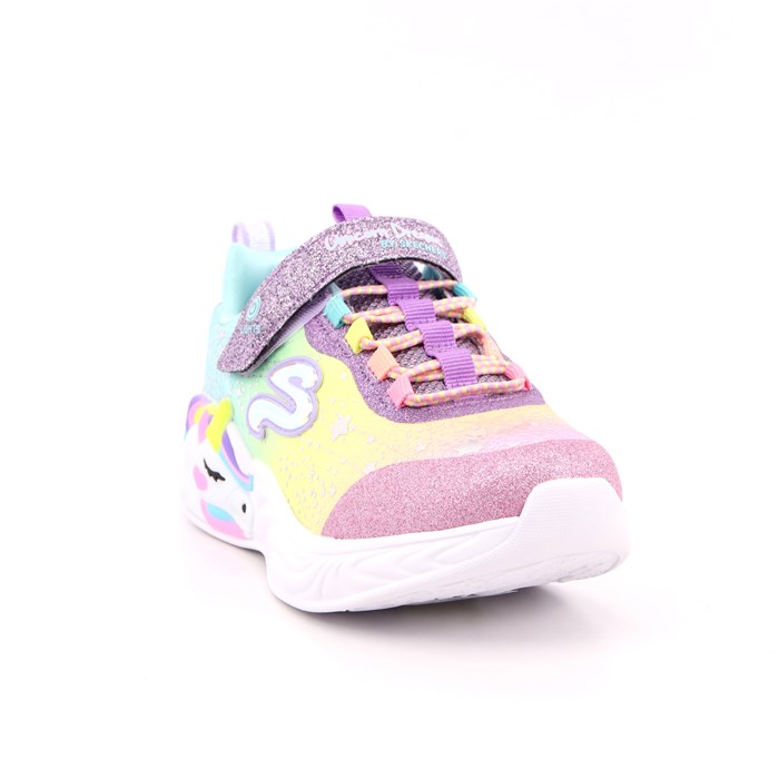 Scarpa Strappi + Elastico Skechers Bambina Lilla  Scarpe 160 - 302311L