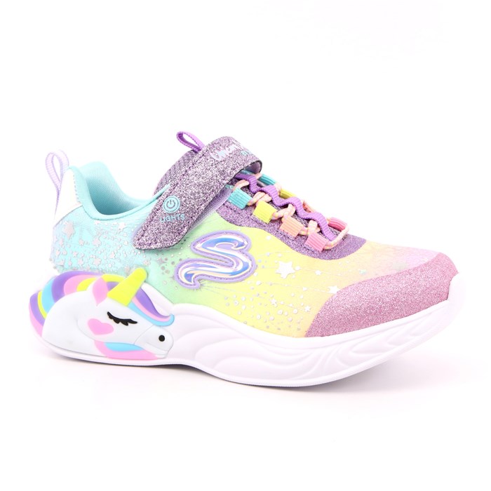 Scarpa Strappi + Elastico Skechers Bambina Lilla  Scarpe 160 - 302311L