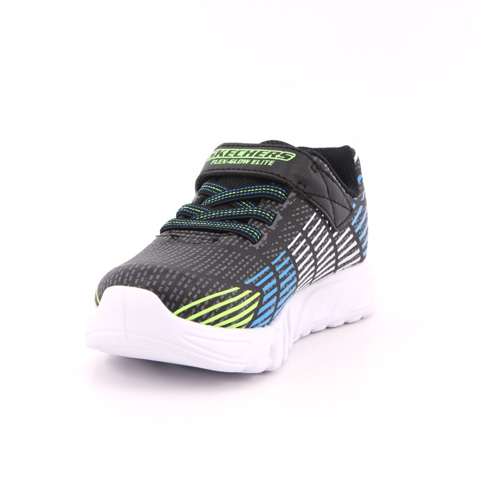 Scarpa Strappi + Elastico Skechers Bambino Blu  Scarpe 164 - 400135N