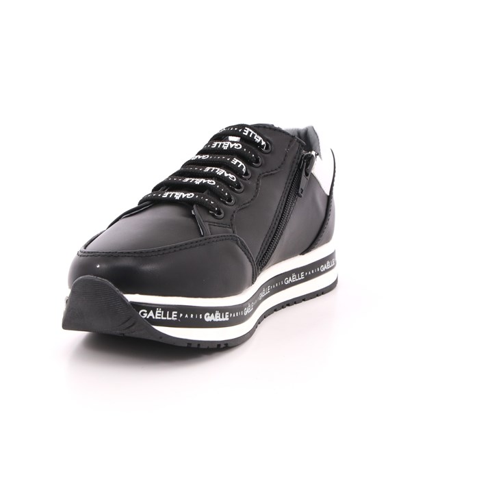 Scarpa Allacciata Gaelle Bambina Nero  Scarpe 13 - G-1110A