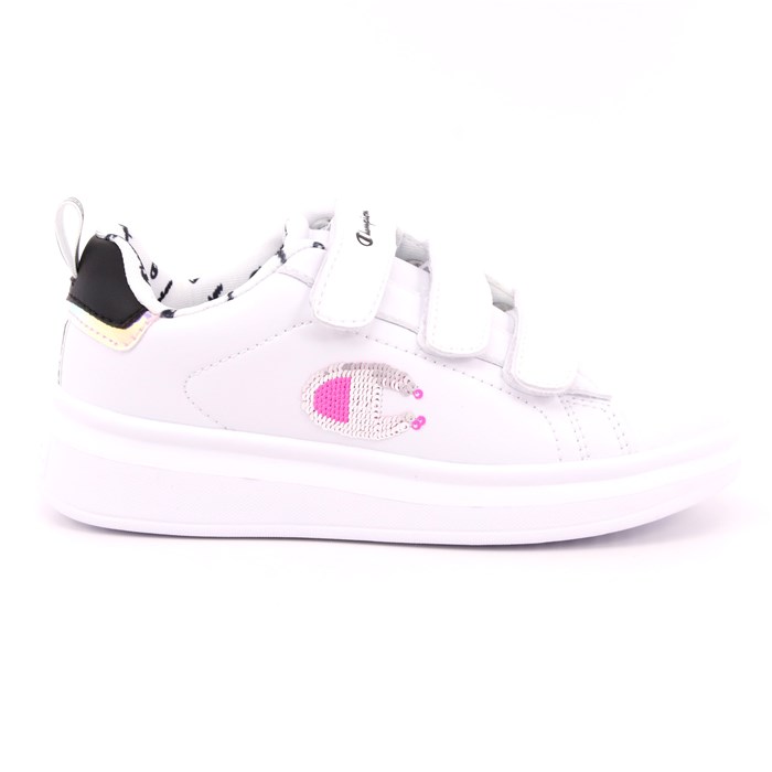 Scarpa Strappi + Elastico Champion Bambina Bianco Scarpa Strappi + Elastico Champion Bambina Bianco Scarpe 761 - S32197