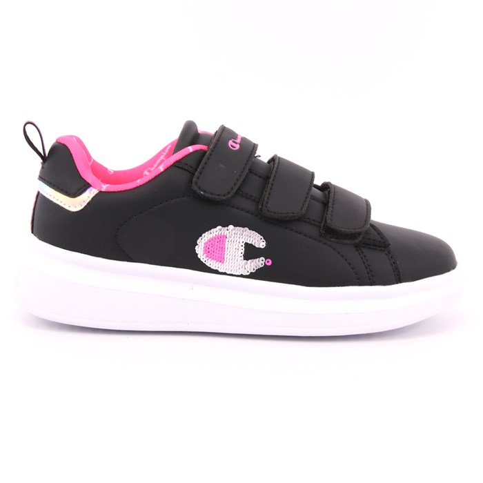 Scarpa Strappi + Elastico Champion Bambina Nero Scarpa Strappi + Elastico Champion Bambina Nero Scarpe 762 - S32197
