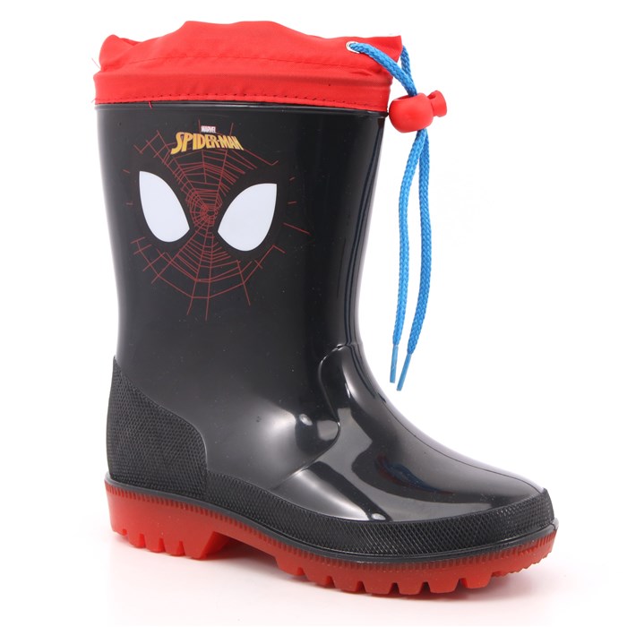Stivale Pioggia Spider Man Bambino Nero  Scarpe SPP7265