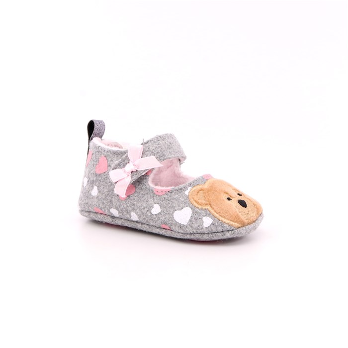 Scarpina Culla Trudi Bambino Grigio  Scarpe 9 - TRU7456