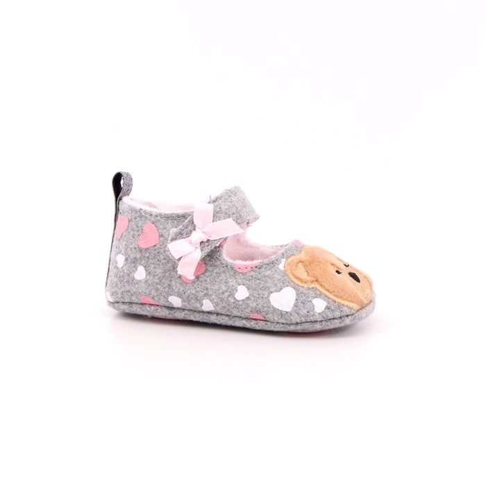 Scarpina Culla Trudi Bambino Grigio  Scarpe 9 - TRU7456