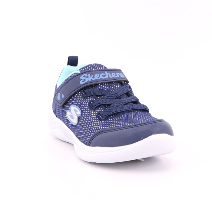 Scarpa Strappi + Elastico Skechers Bambina Blu  Scarpe 170 - 302885N