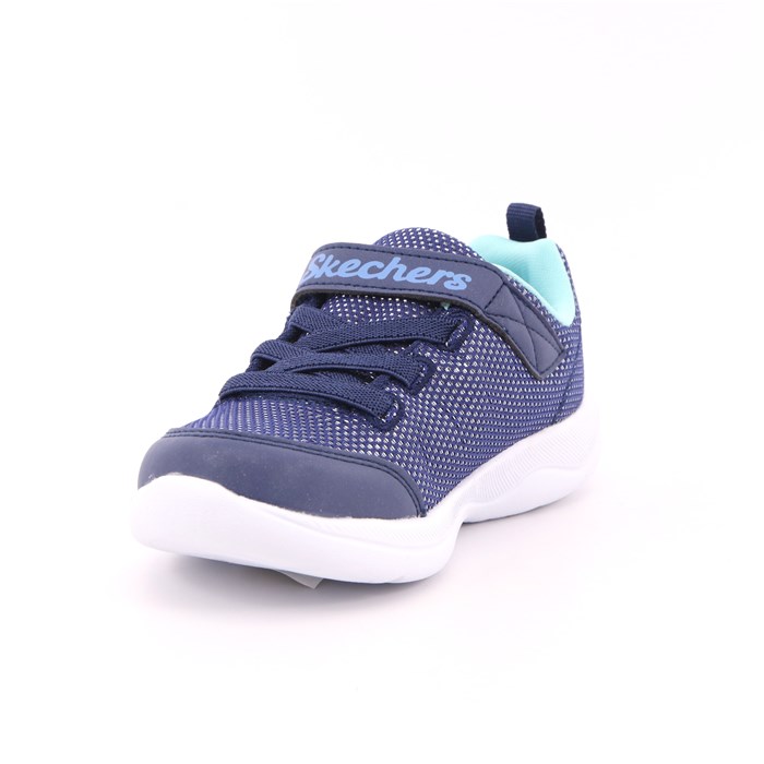 Scarpa Strappi + Elastico Skechers Bambina Blu  Scarpe 170 - 302885N