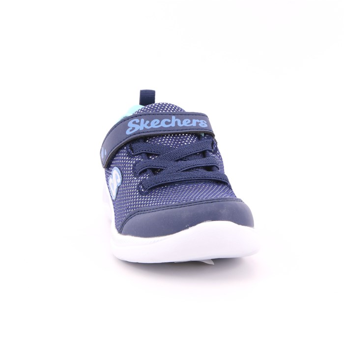 Scarpa Strappi + Elastico Skechers Bambina Blu  Scarpe 170 - 302885N