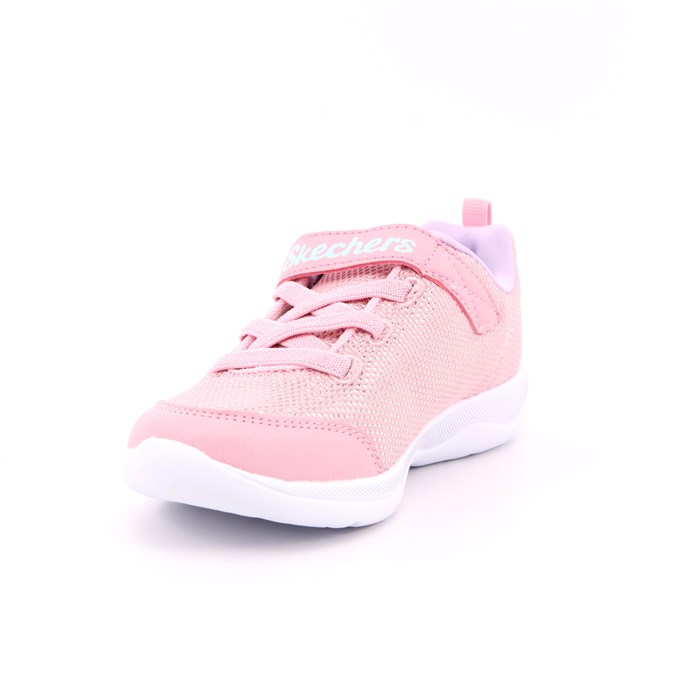 Scarpa Strappi + Elastico Skechers Bambina Rosa  Scarpe 171 - 302885N