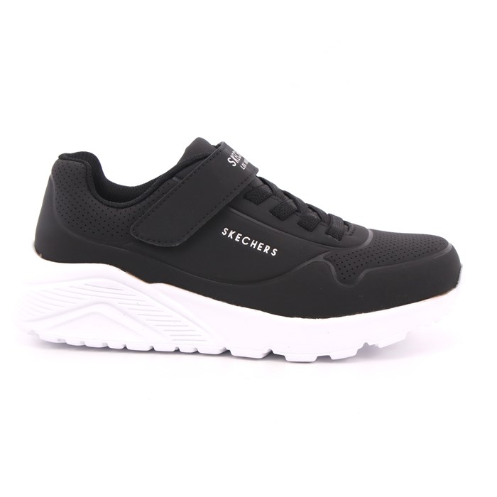 Scarpa Strappi + Elastico Skechers Bambino Nero  Scarpe 173 - 403695L