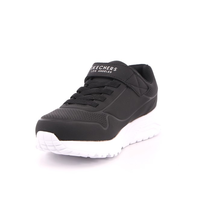 Scarpa Strappi + Elastico Skechers Bambino Nero  Scarpe 173 - 403695L