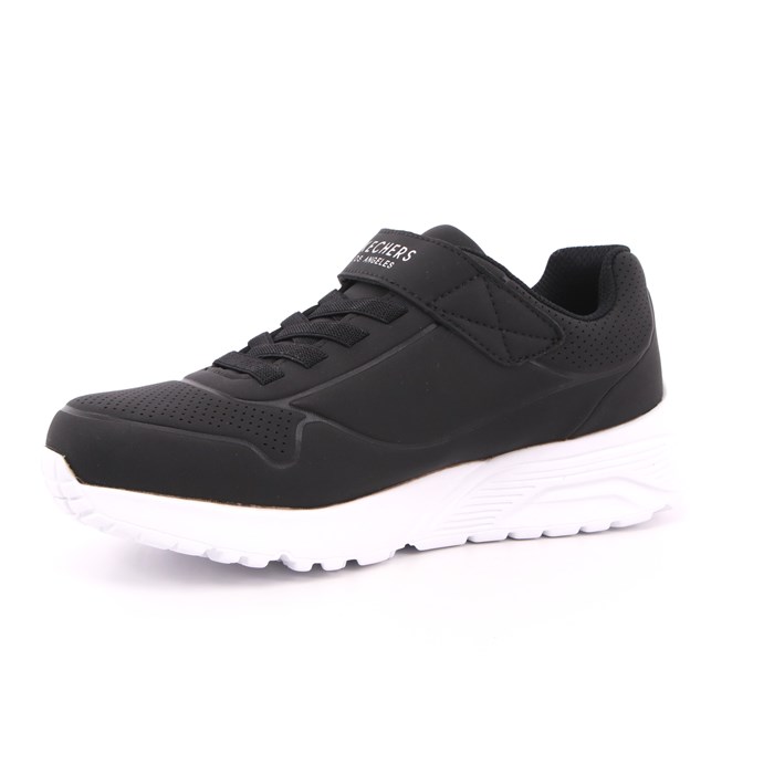 Scarpa Strappi + Elastico Skechers Bambino Nero  Scarpe 173 - 403695L