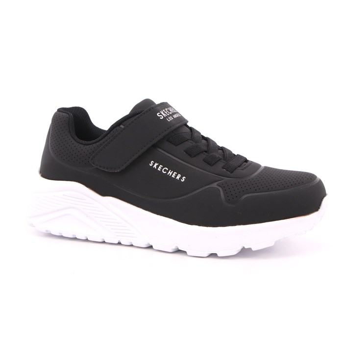 Scarpa Strappi + Elastico Skechers Bambino Nero  Scarpe 173 - 403695L