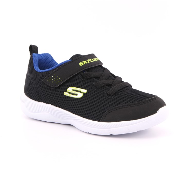 Scarpa Strappi + Elastico Skechers Bambino Nero  Scarpe 174 - 407300N