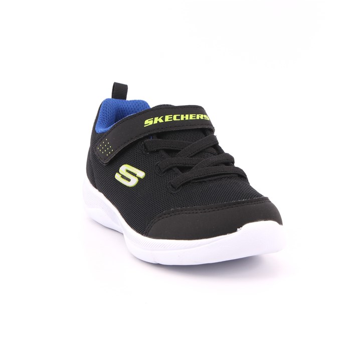 Scarpa Strappi + Elastico Skechers Bambino Nero  Scarpe 174 - 407300N
