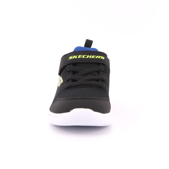 Scarpa Strappi + Elastico Skechers Bambino Nero  Scarpe 174 - 407300N