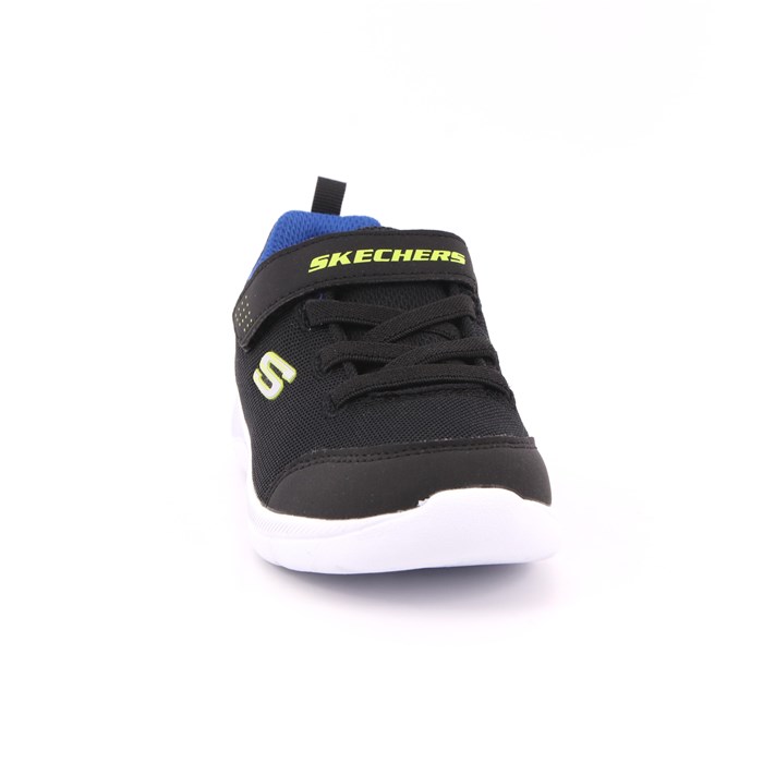 Scarpa Strappi + Elastico Skechers Bambino Nero  Scarpe 174 - 407300N