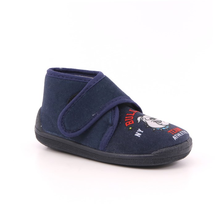 Pantofola Strappi Awa Bambino Blu  Scarpe 4 - 001