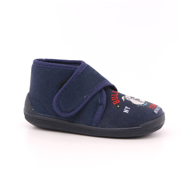 Pantofola Strappi Awa Bambino Blu  Scarpe 4 - 001