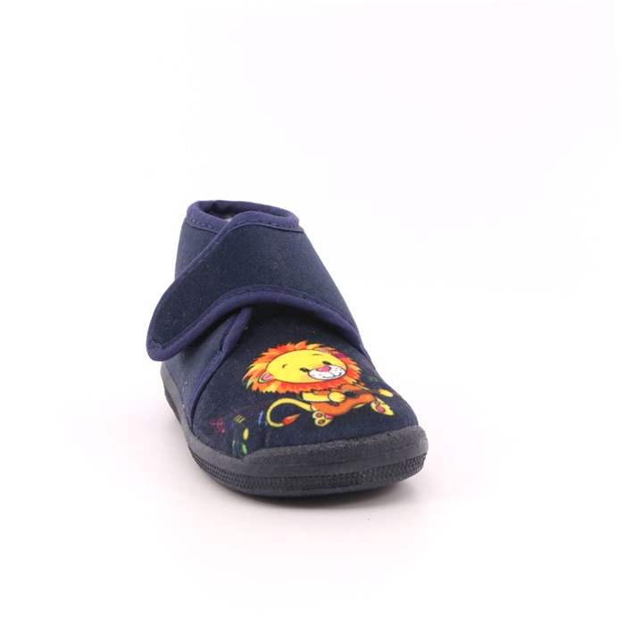 Pantofola Strappi Awa Bambino Blu  Scarpe 7 - 001