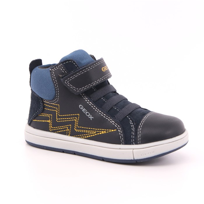 Scarpa Strappi + Elastico Geox Bambino Blu  Scarpe 411 - B1643B