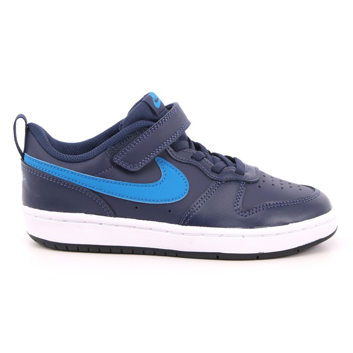 Scarpa Strappi + Elastico Nike Bambino Blu  Scarpe 683 - BQ5451 403