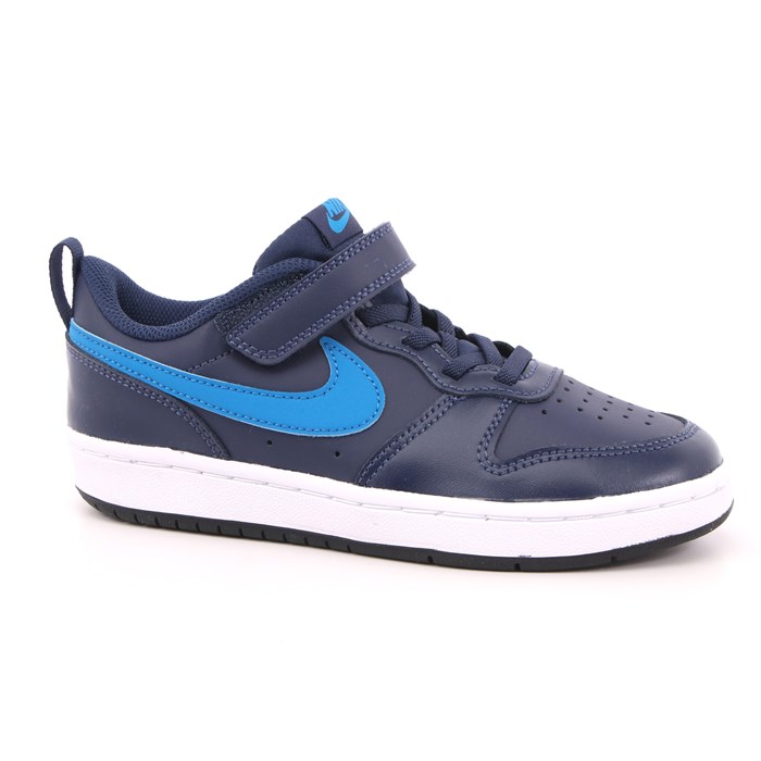 Scarpa Strappi + Elastico Nike Bambino Blu  Scarpe 683 - BQ5451 403