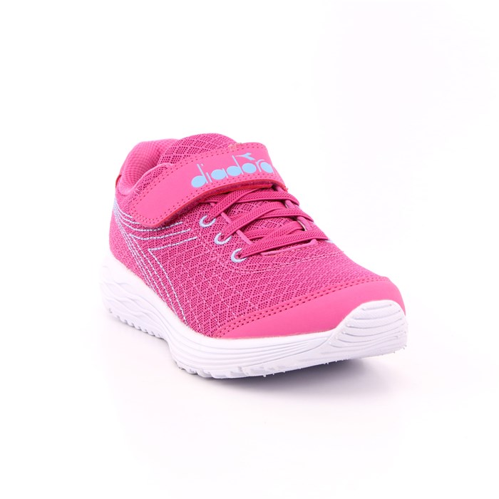 Scarpa Strappi + Elastico Diadora Bambina Rosa  Scarpe 323 - 101.175606